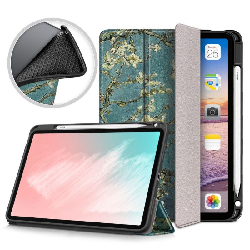 Smart Tilfelle iPad Air 10.9" (2020) Blomstrende Grener Med Pennholder