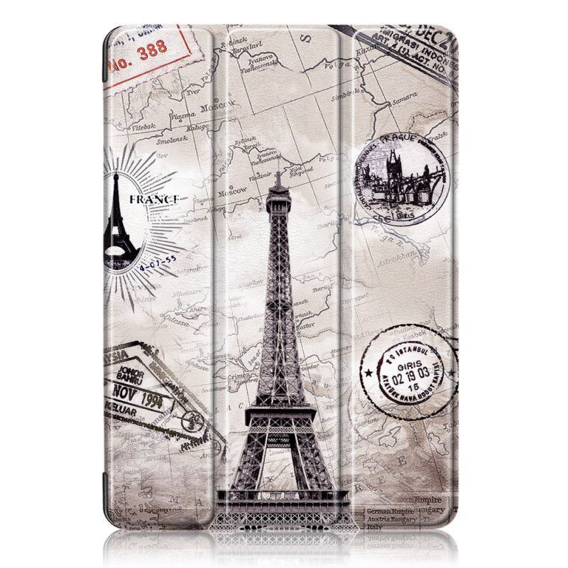 Smart Veske iPad Air 10.9" (2020) Retro Eiffeltårnet