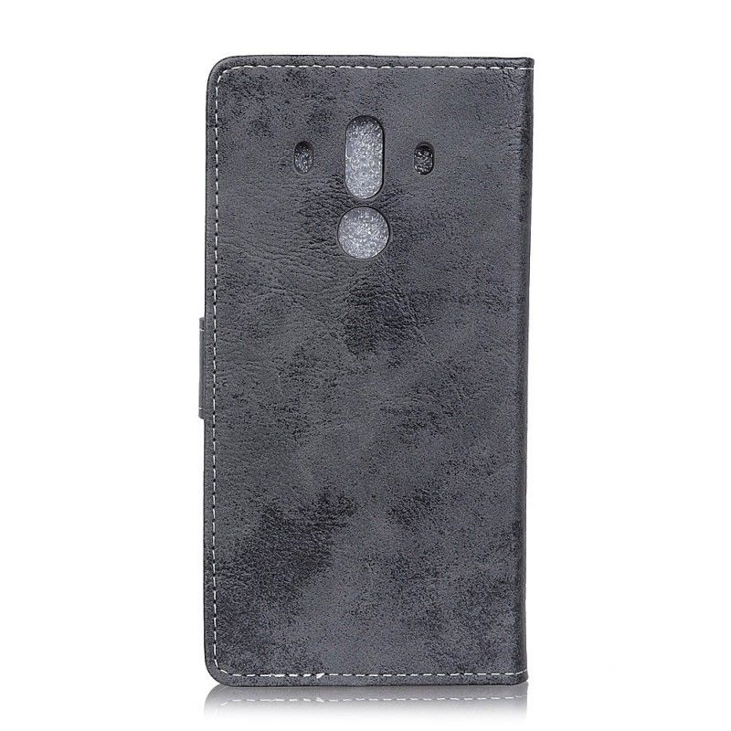 Folio Deksel for Huawei Mate 10 Pro Brun Vintage Skinneffekt