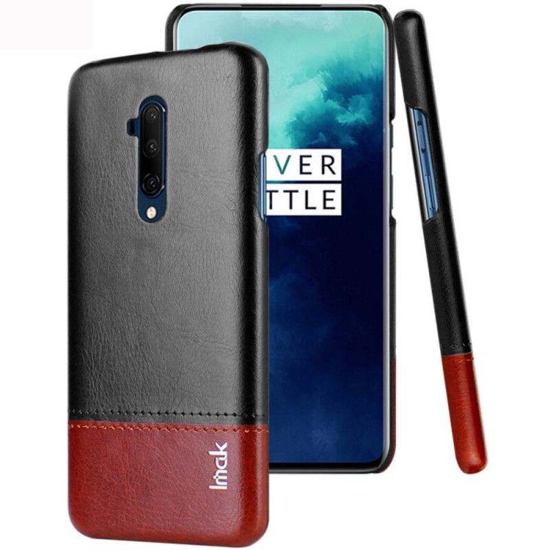 Deksel for OnePlus 7T Pro Svart Imak Ruiyi-Serien Skinneffekt