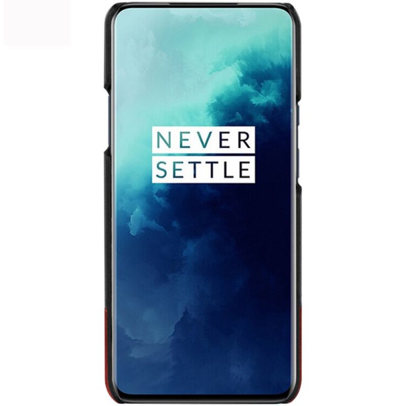 Deksel for OnePlus 7T Pro Svart Imak Ruiyi-Serien Skinneffekt