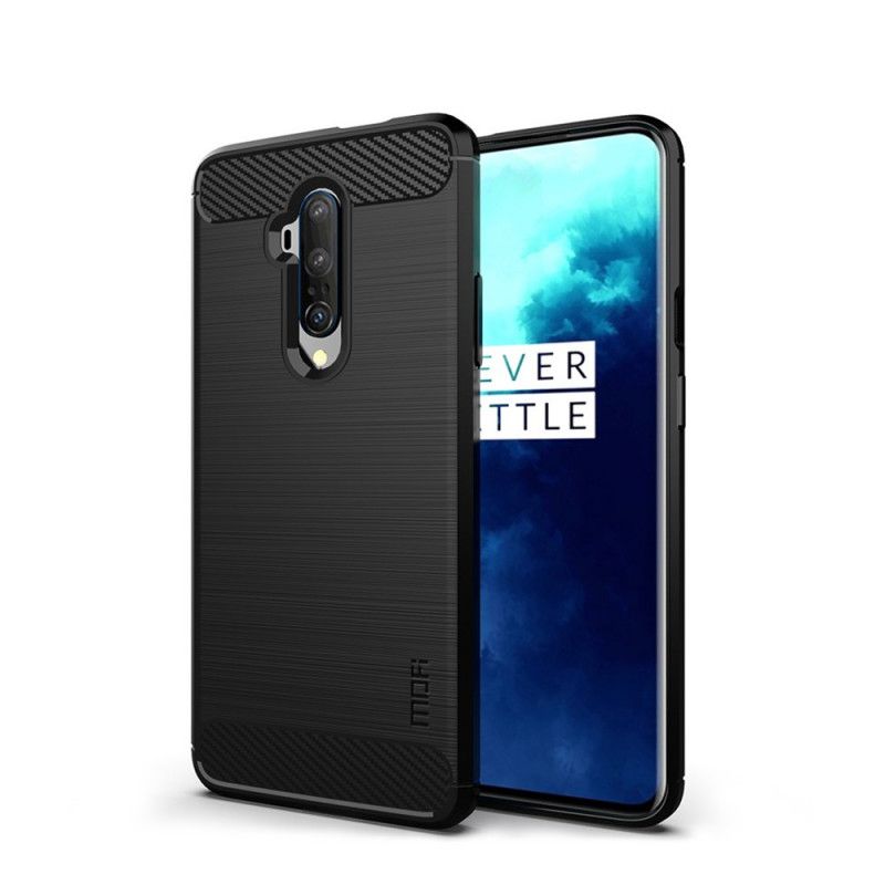 Deksel for OnePlus 7T Pro Svart Mofi Børstet Karbonfiber