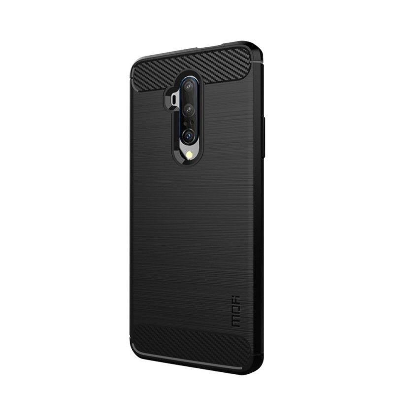 Deksel for OnePlus 7T Pro Svart Mofi Børstet Karbonfiber