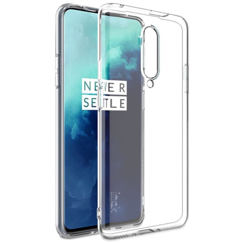 Deksel OnePlus 7T Pro Gjennomsiktig Imak Beskyttelse