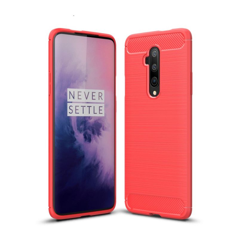 Deksel OnePlus 7T Pro Svart Børstet Karbonfiber