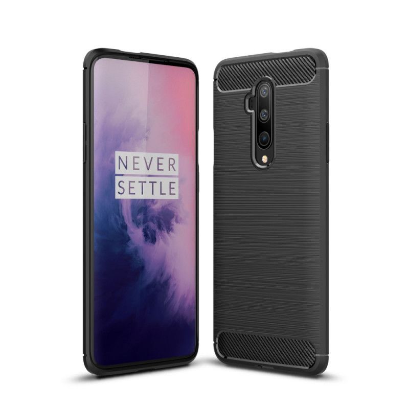 Deksel OnePlus 7T Pro Svart Børstet Karbonfiber