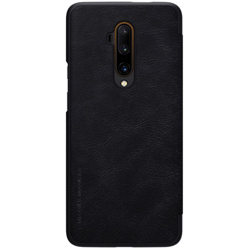 Folio Deksel for OnePlus 7T Pro Rød Nillkin Qin-Serien