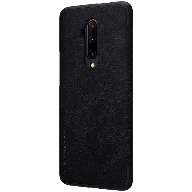 Folio Deksel for OnePlus 7T Pro Rød Nillkin Qin-Serien