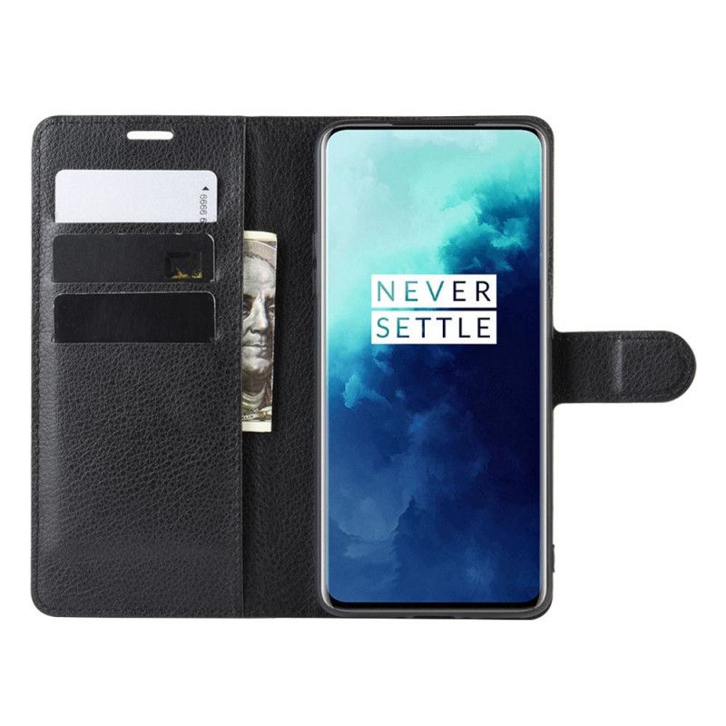 Folio Deksel for OnePlus 7T Pro Svart Klassisk