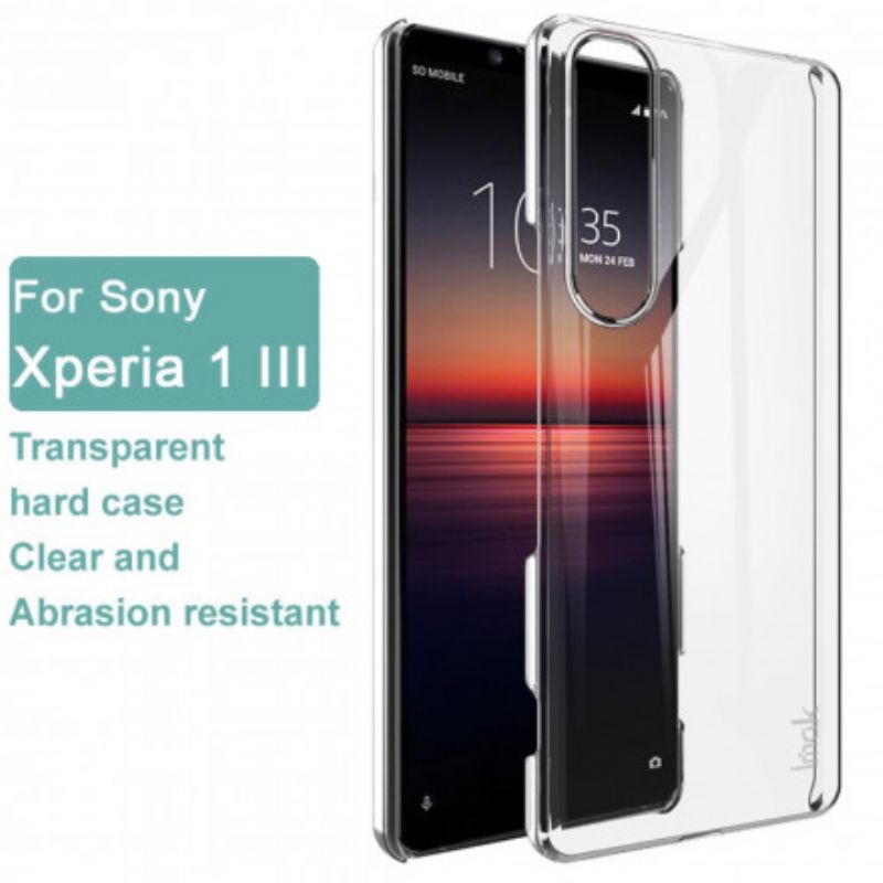 Deksel Sony Xperia 1 Iii Mobildeksel Imak Transparent Crystal