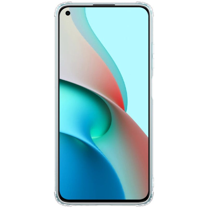 Deksel for Xiaomi Redmi Note 9 5G / Note 9T 5G Hvit Forsterket Gjennomsiktig Nillkin