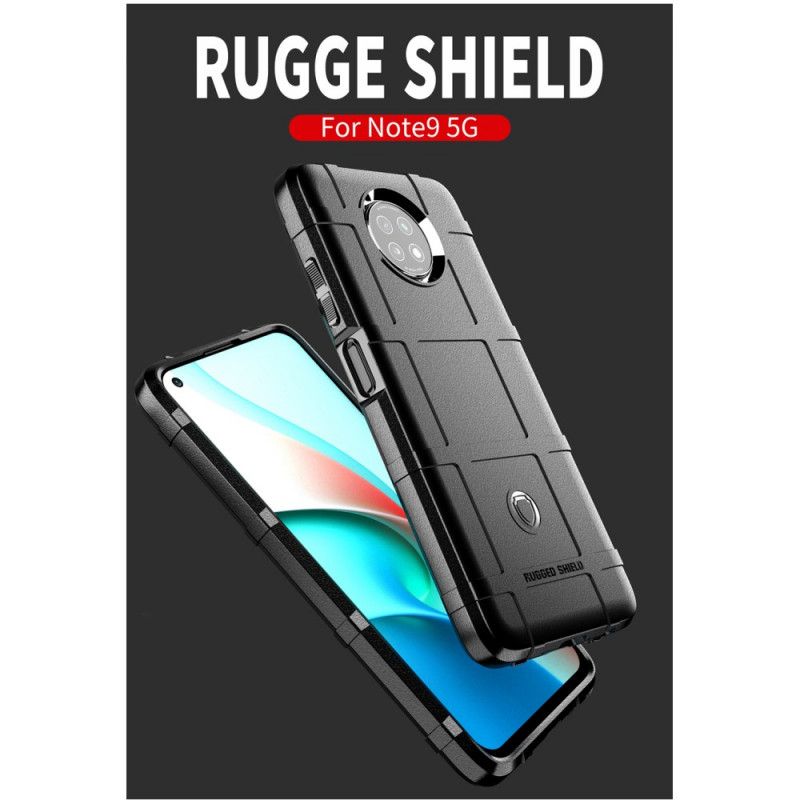 Deksel Xiaomi Redmi Note 9 5G / Note 9T 5G Svart Robust Skjold