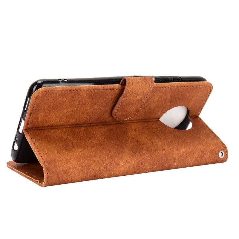 Folio Deksel for Xiaomi Redmi Note 9 5G / Note 9T 5G Svart Hudkontakt