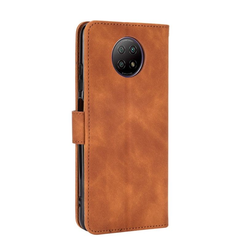 Folio Deksel for Xiaomi Redmi Note 9 5G / Note 9T 5G Svart Hudkontakt