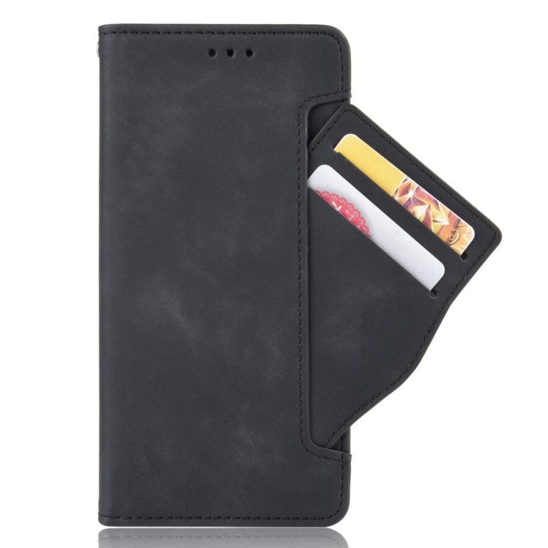 Folio Deksel Xiaomi Redmi Note 9 5G / Note 9T 5G Svart Multikort Anti-fall
