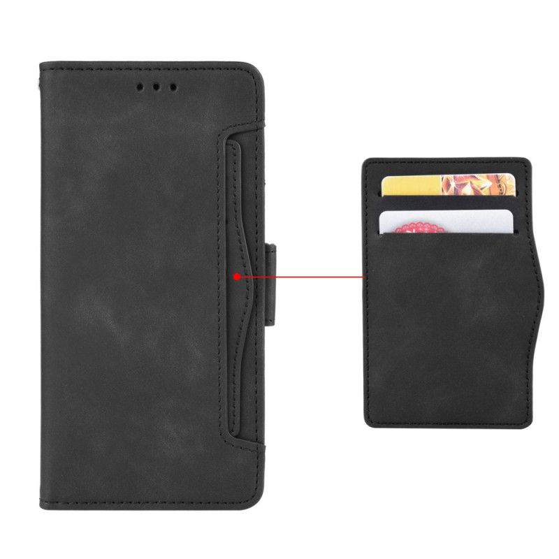 Folio Deksel Xiaomi Redmi Note 9 5G / Note 9T 5G Svart Multikort Anti-fall