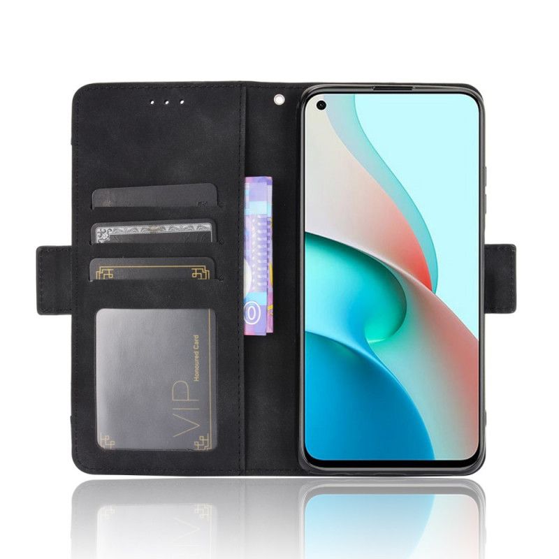 Folio Deksel Xiaomi Redmi Note 9 5G / Note 9T 5G Svart Multikort Anti-fall