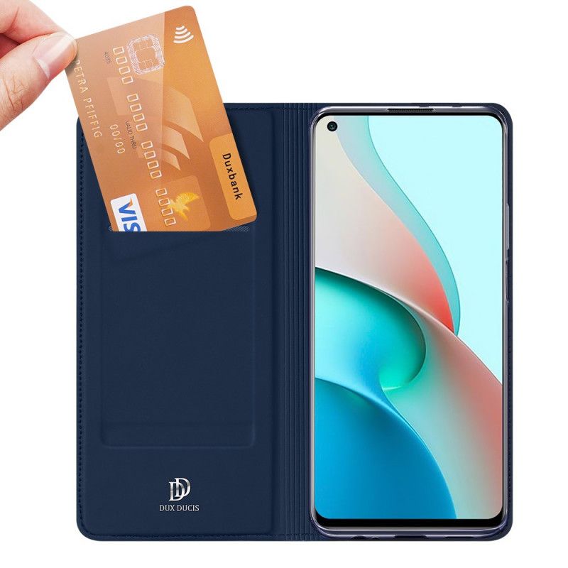 Folio Deksel Xiaomi Redmi Note 9 5G / Note 9T 5G Svart Pro Dux Ducis Hud