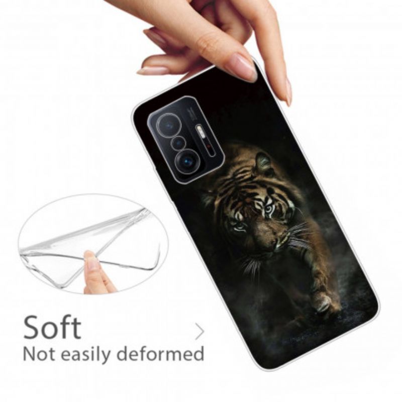 Deksel Xiaomi Mi 11t / 11t Pro Fleksibel Tiger