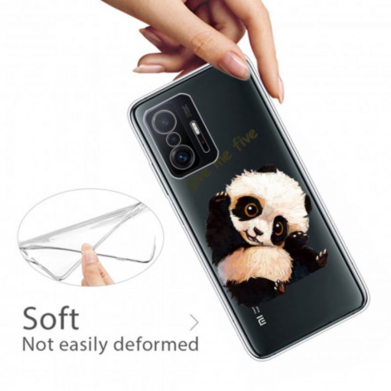 Deksel Xiaomi Mi 11t / 11t Pro Transparent Panda Gi Meg Fem