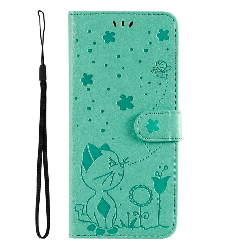 Folio Deksel Til Xiaomi Mi 11t / 11t Pro Cat And Bee Thong