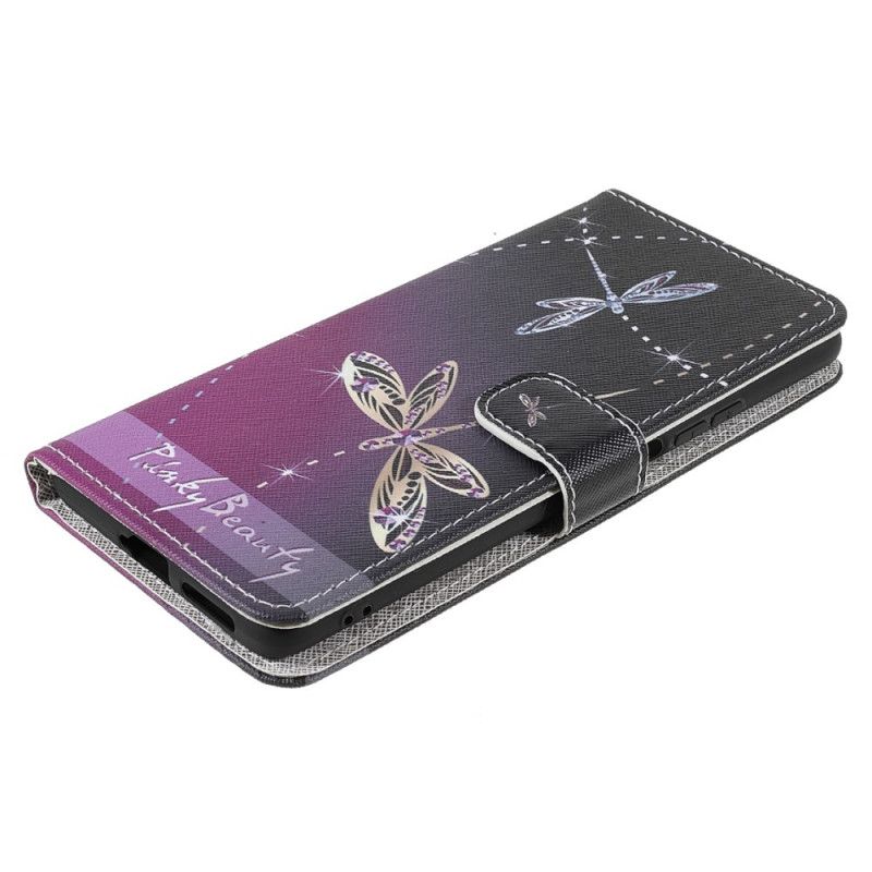 Folio Deksel Til Xiaomi Mi 11t / 11t Pro Thong Dragonflies