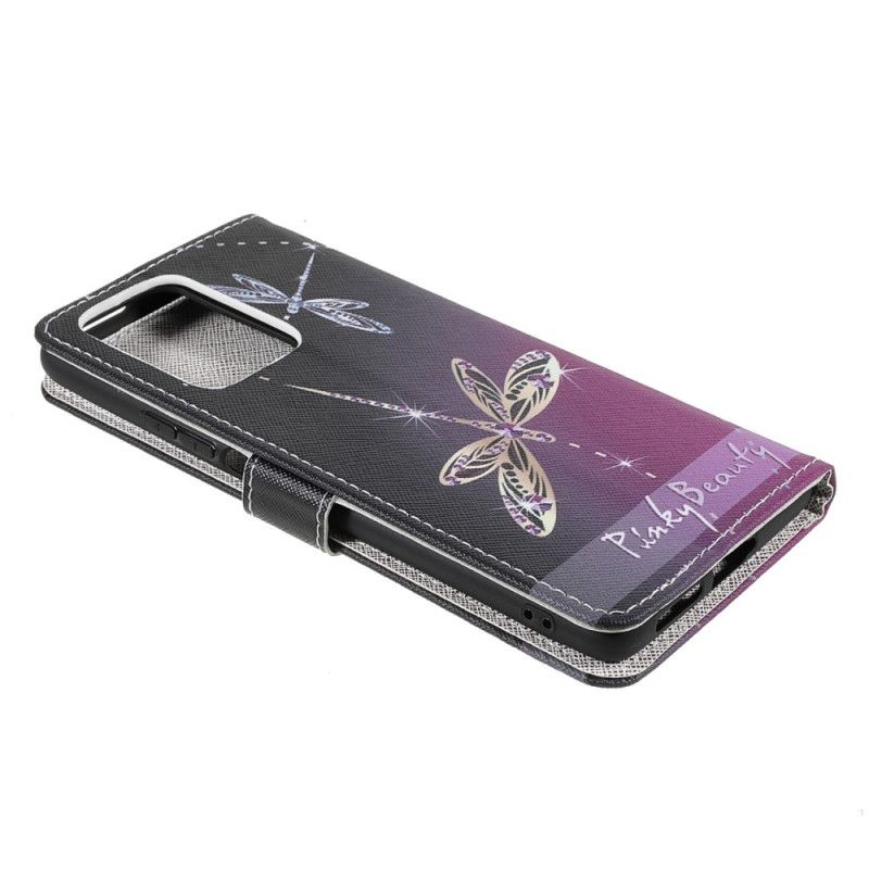 Folio Deksel Til Xiaomi Mi 11t / 11t Pro Thong Dragonflies