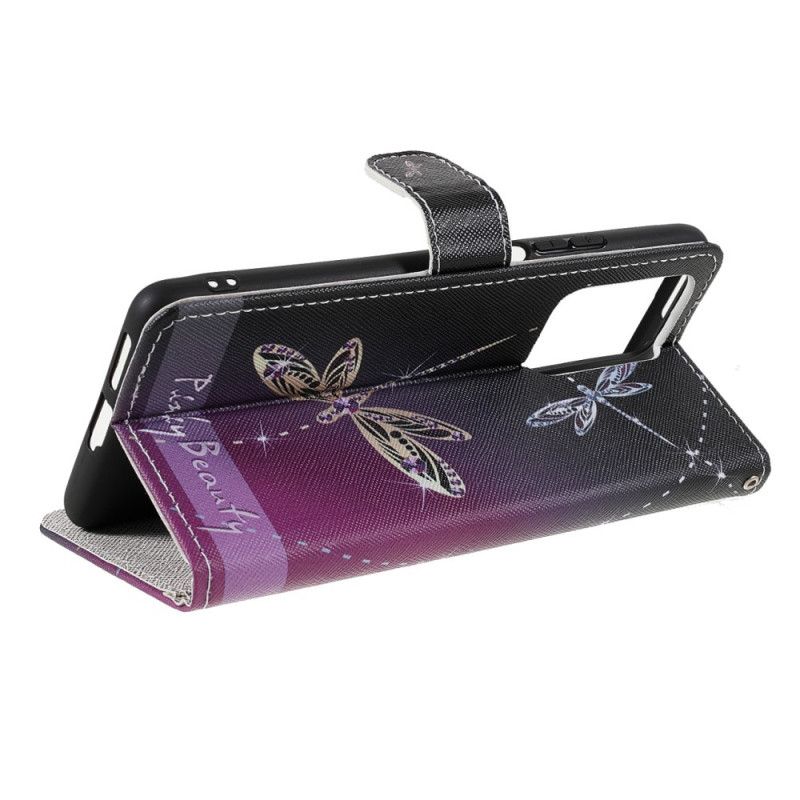 Folio Deksel Til Xiaomi Mi 11t / 11t Pro Thong Dragonflies