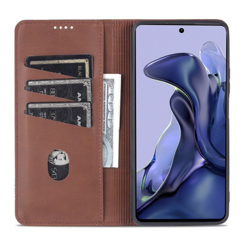 Folio Deksel Xiaomi Mi 11t / 11t Pro Azns Kunstskinn