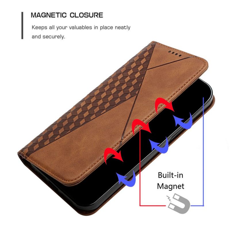 Folio Deksel Xiaomi Mi 11t / 11t Pro Geo Leather Effect