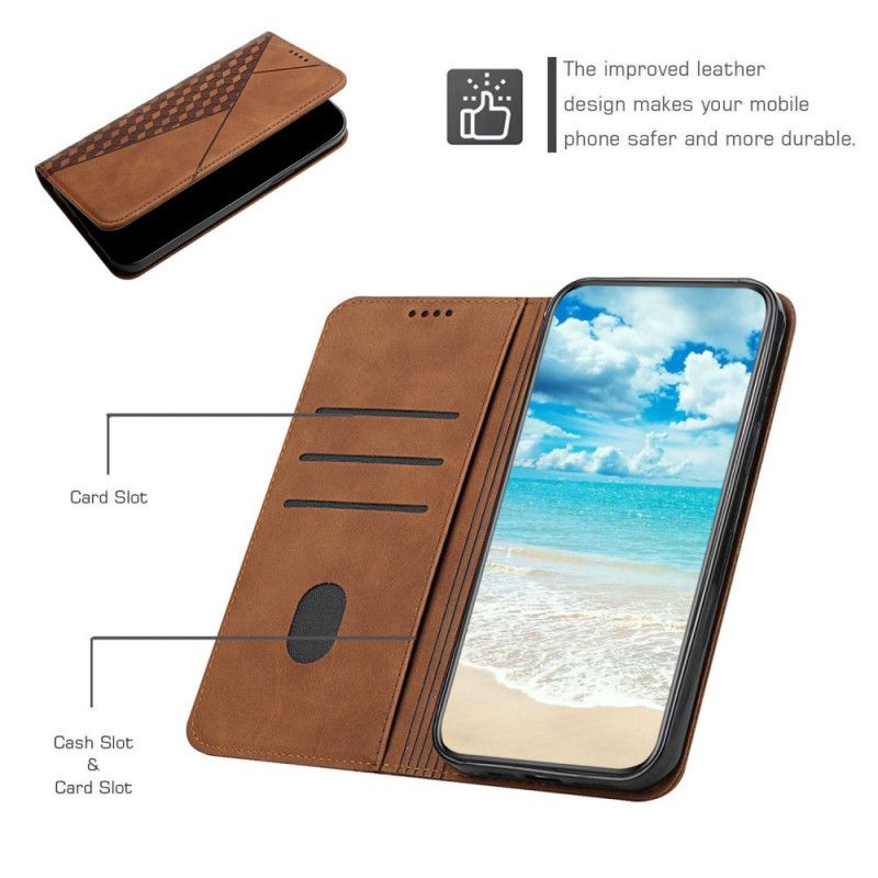 Folio Deksel Xiaomi Mi 11t / 11t Pro Geo Leather Effect