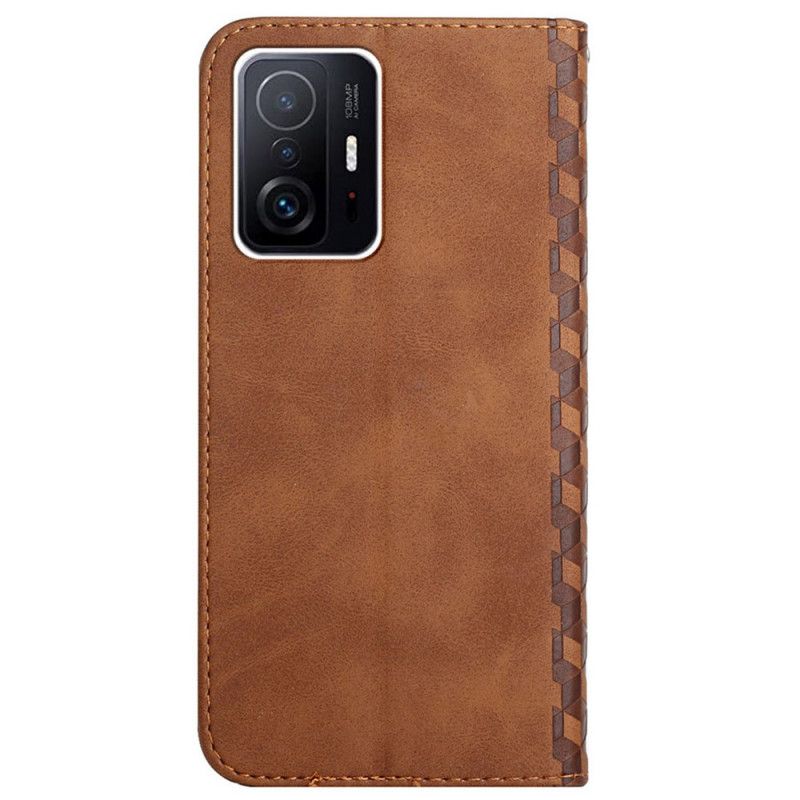 Folio Deksel Xiaomi Mi 11t / 11t Pro Geo Leather Effect