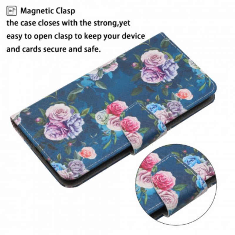 Folio Deksel Xiaomi Mi 11t / 11t Pro Liberty Royal Flowers Beskyttelse Deksel