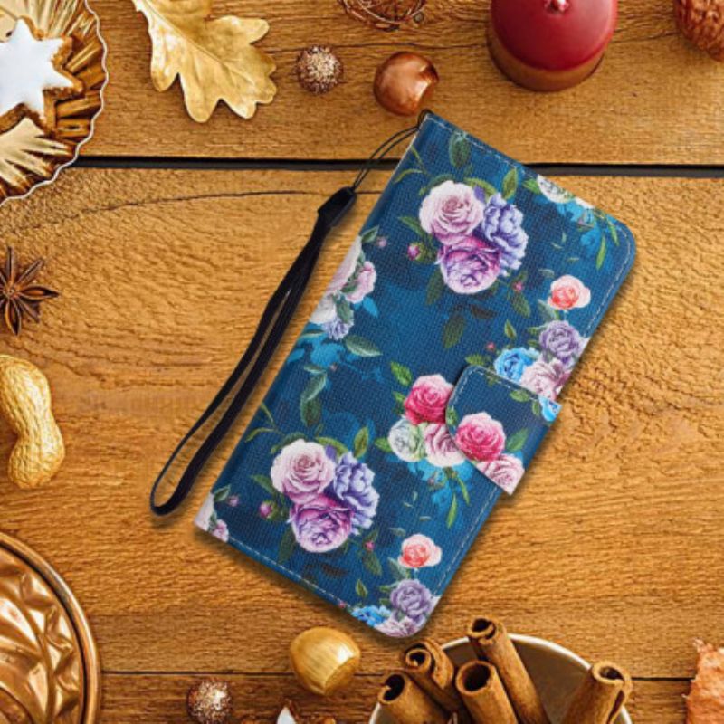 Folio Deksel Xiaomi Mi 11t / 11t Pro Liberty Royal Flowers Beskyttelse Deksel