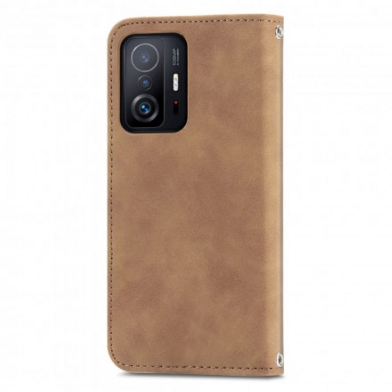 Folio Deksel Xiaomi Mi 11t / 11t Pro Skin-touch