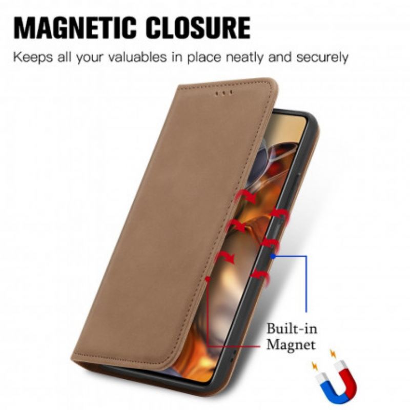 Folio Deksel Xiaomi Mi 11t / 11t Pro Skin-touch