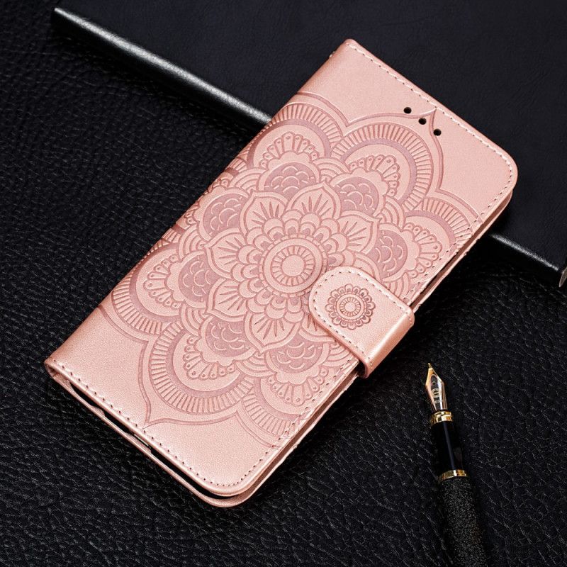 Lærdeksel Folio Deksel Xiaomi Mi 11t / 11t Pro Mobildeksel Full Mandala