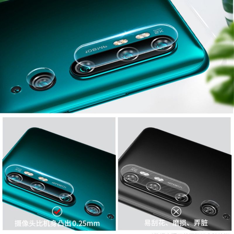 Deksel I Herdet Glass For Xiaomi Mi Note 10 / 10 Pro Objektiv