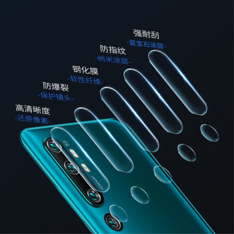 Deksel I Herdet Glass For Xiaomi Mi Note 10 / 10 Pro Objektiv