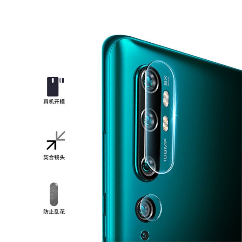 Deksel I Herdet Glass For Xiaomi Mi Note 10 / 10 Pro Objektiv