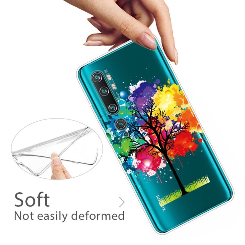 Deksel Xiaomi Mi Note 10 / 10 Pro Gjennomsiktig Akvarell Treet