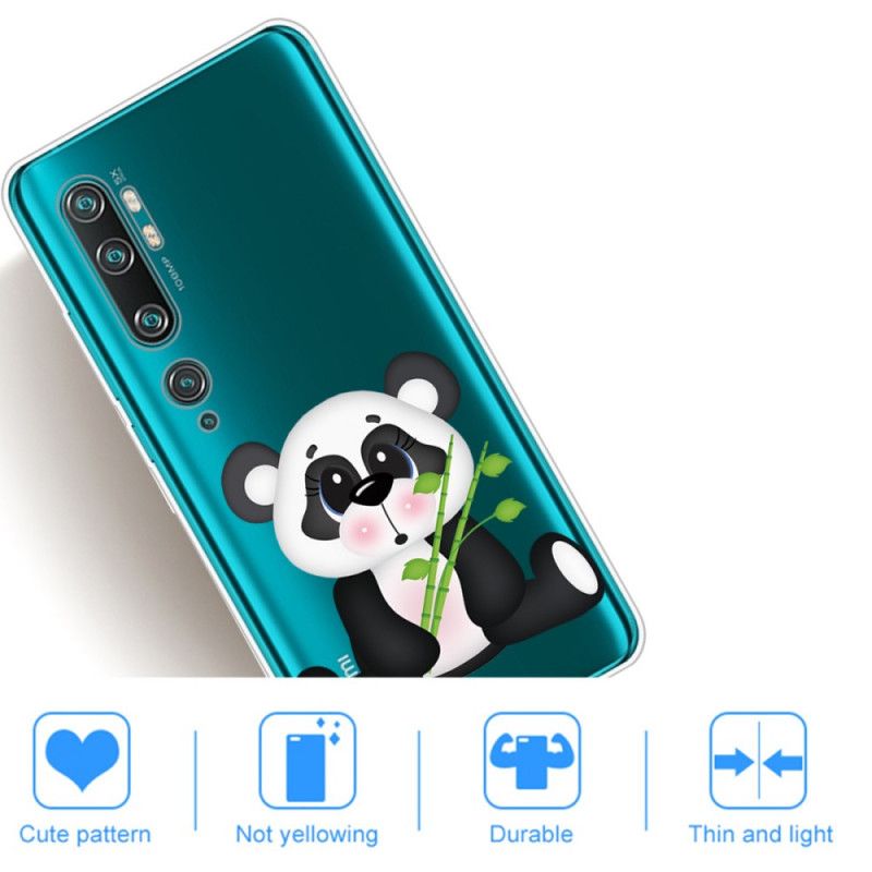 Deksel Xiaomi Mi Note 10 / 10 Pro Mobildeksel Gjennomsiktig Trist Panda