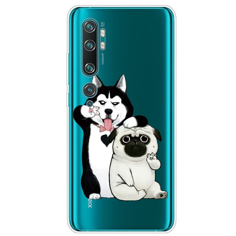 Deksel Xiaomi Mi Note 10 / 10 Pro Mobildeksel Morsomme Hunder