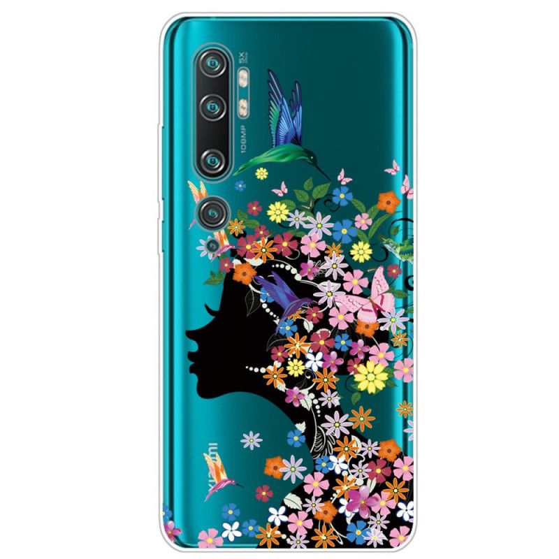 Deksel Xiaomi Mi Note 10 / 10 Pro Mobildeksel Pent Blomsterhode