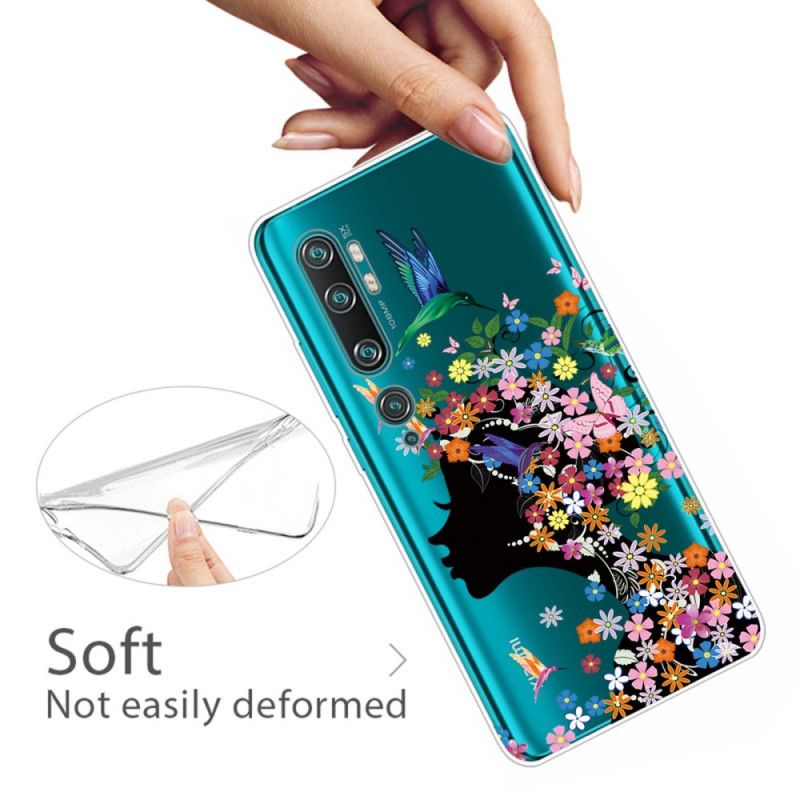 Deksel Xiaomi Mi Note 10 / 10 Pro Mobildeksel Pent Blomsterhode