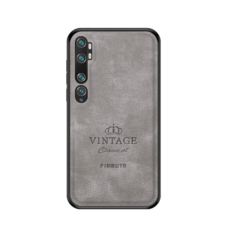 Deksel Xiaomi Mi Note 10 / 10 Pro Svart Hederlig Vintage Pinwuyo