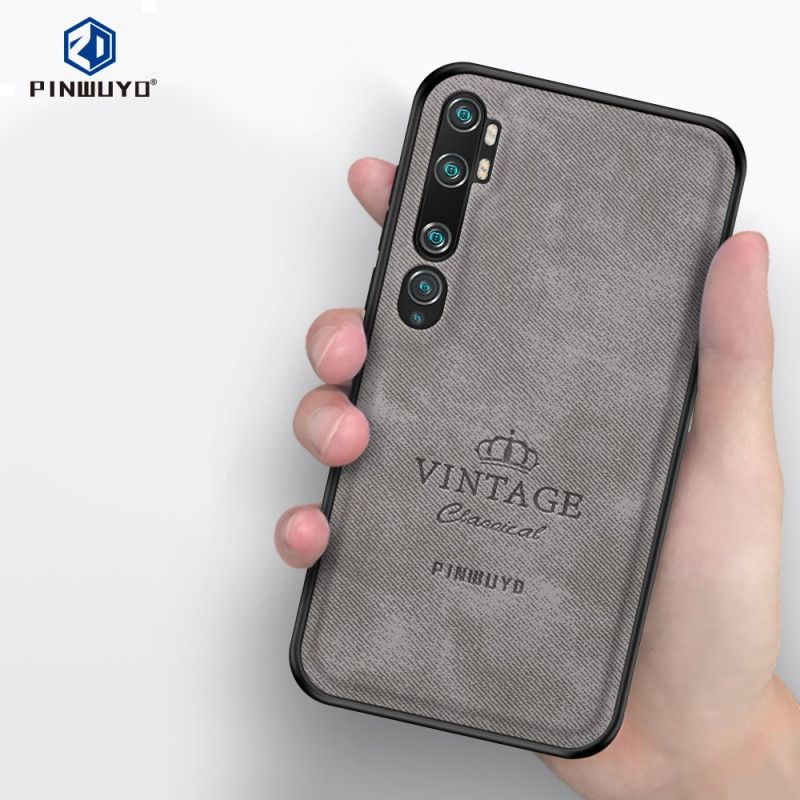 Deksel Xiaomi Mi Note 10 / 10 Pro Svart Hederlig Vintage Pinwuyo