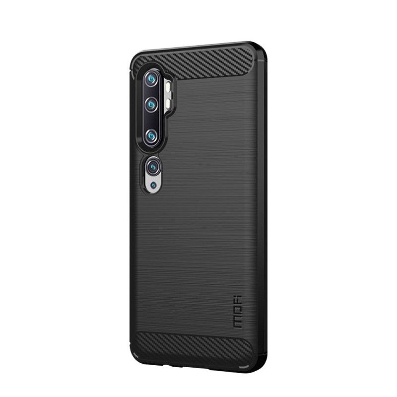 Deksel Xiaomi Mi Note 10 / 10 Pro Svart Mofi Børstet Karbonfiber