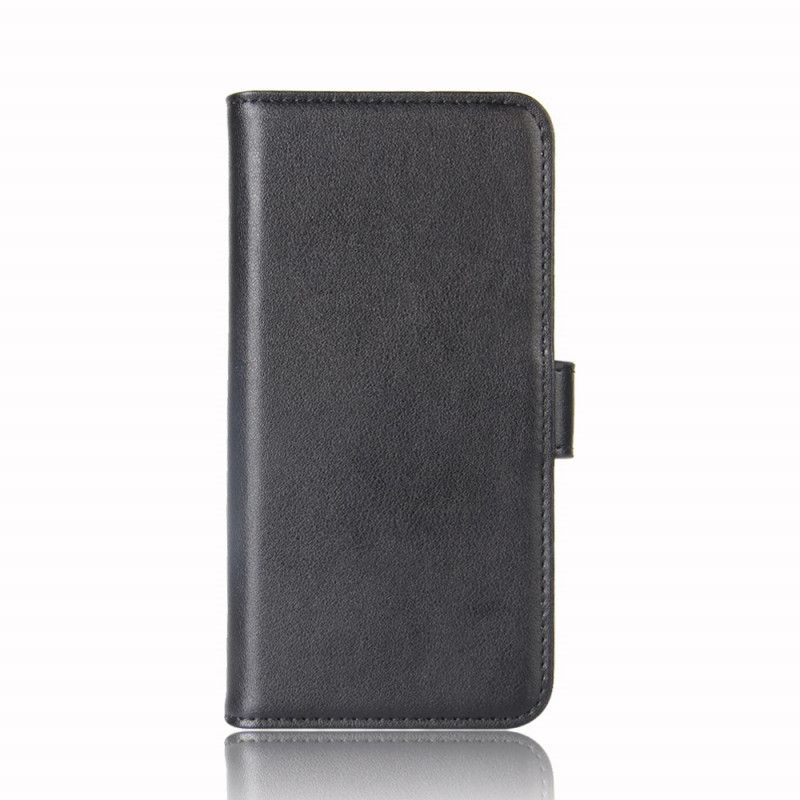 Folio Deksel for Xiaomi Mi Note 10 / 10 Pro Svart Delt Skinn