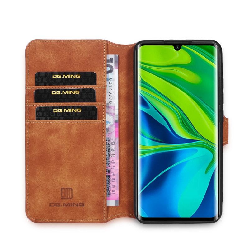 Folio Deksel for Xiaomi Mi Note 10 / 10 Pro Svart Retro Dg.Ming